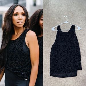 Zyia Leopard Mesh Tank